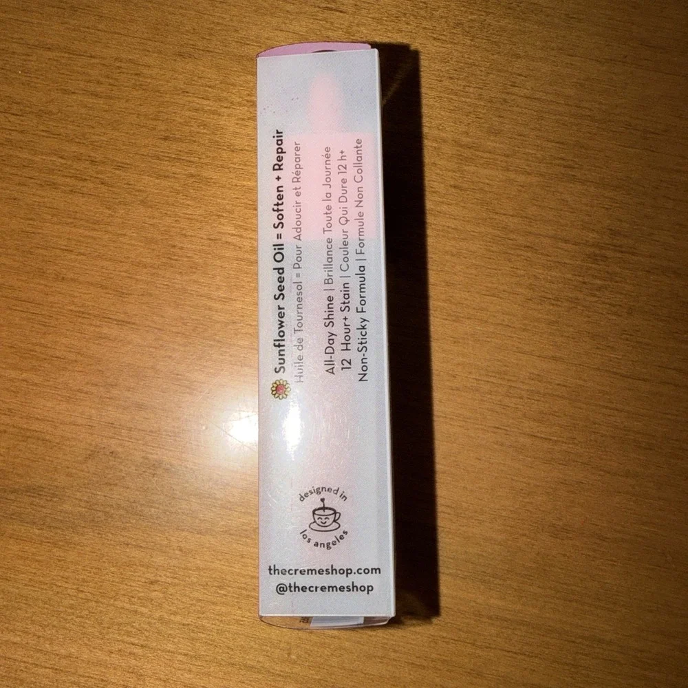 NEW The Creme Shop Glossy 12 HR+ Lip Stain, 0.194 oz. - Heart‎ Eyes